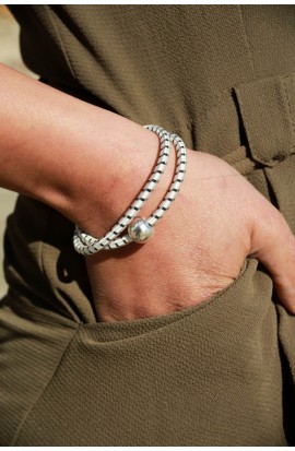 Bracelets perle métal