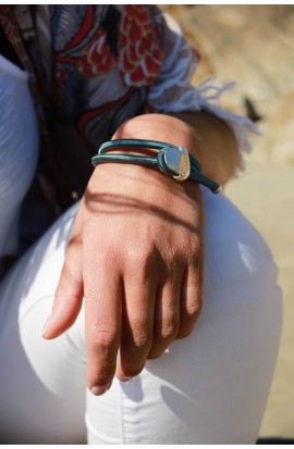 Bracelet galet métal