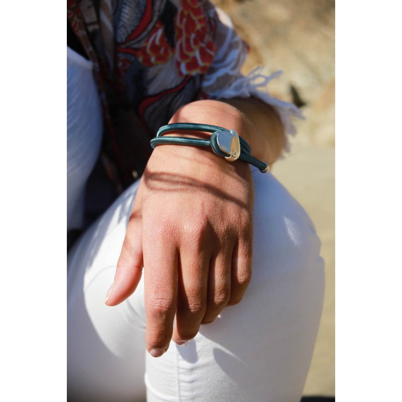Bracelet galet métal