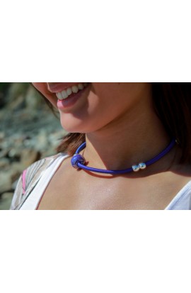 Bracelet modulable collier perle céramique
