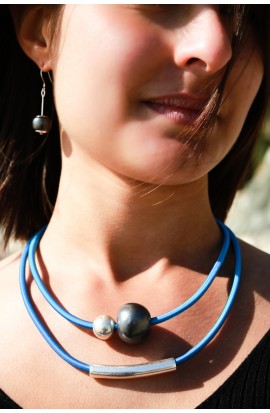 Clip Double Grosse Boule Céramique