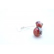 Boucles d'oreilles boule céramique