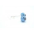 Boucles d'oreilles boule céramique
