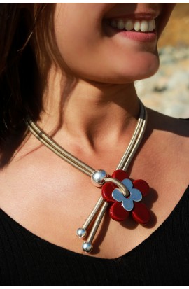 Modulable Double Grande Fleur Céramique